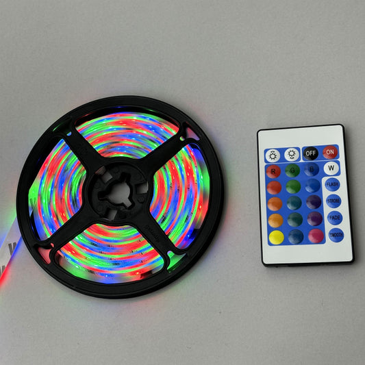Світлодіодна RGB LED-стрічка 5 м з пультом керування