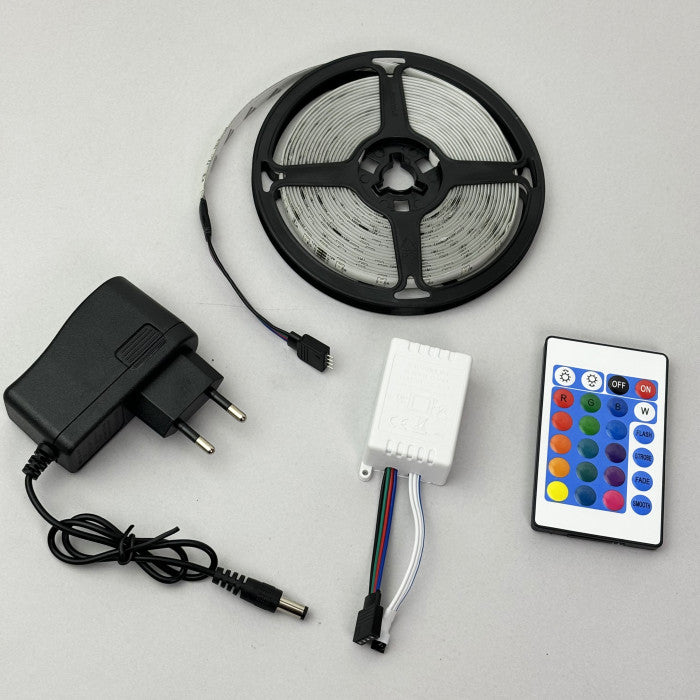 Світлодіодна RGB LED-стрічка 5 м з пультом керування